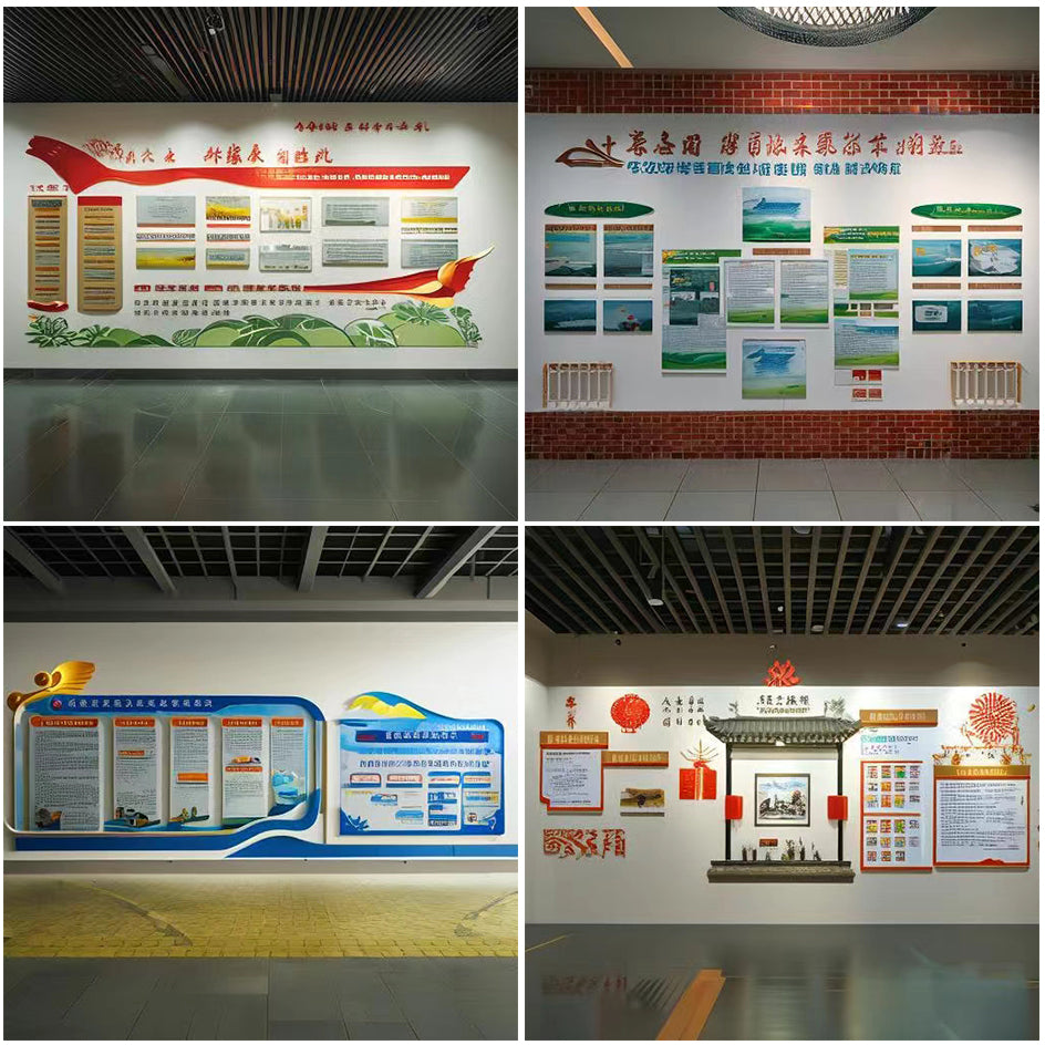 Custom Laser Cutting Acrylic PVC UV Print Logo Signs 3D Background Advertising Wall Billboard Decoration Ornaments Statues Model