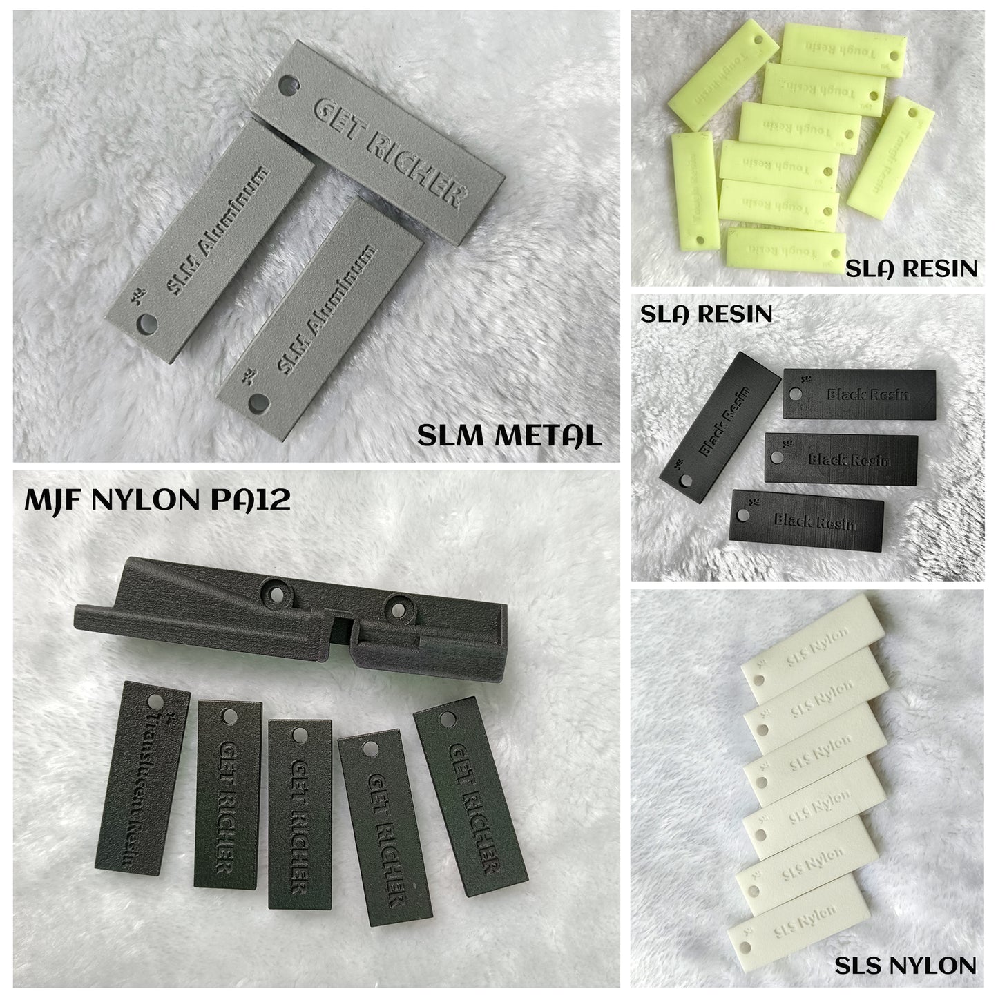 Kunden spezifischer 3D-Druckservice Präzisions druck Prototyp Sla Harz Sls TPU MJF Nylon Slm Metall Aluminium Edelstahl Titan Abs Modell