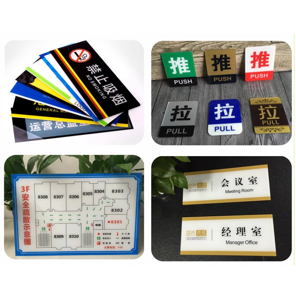 Pvc Uv Sign Custom Laser Cutting Acrylic PVC UV Print Logo Signs 3D Background Adv ...